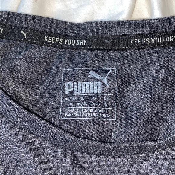 Puma Small Dark Gray T-shirt - Picture 3 of 3